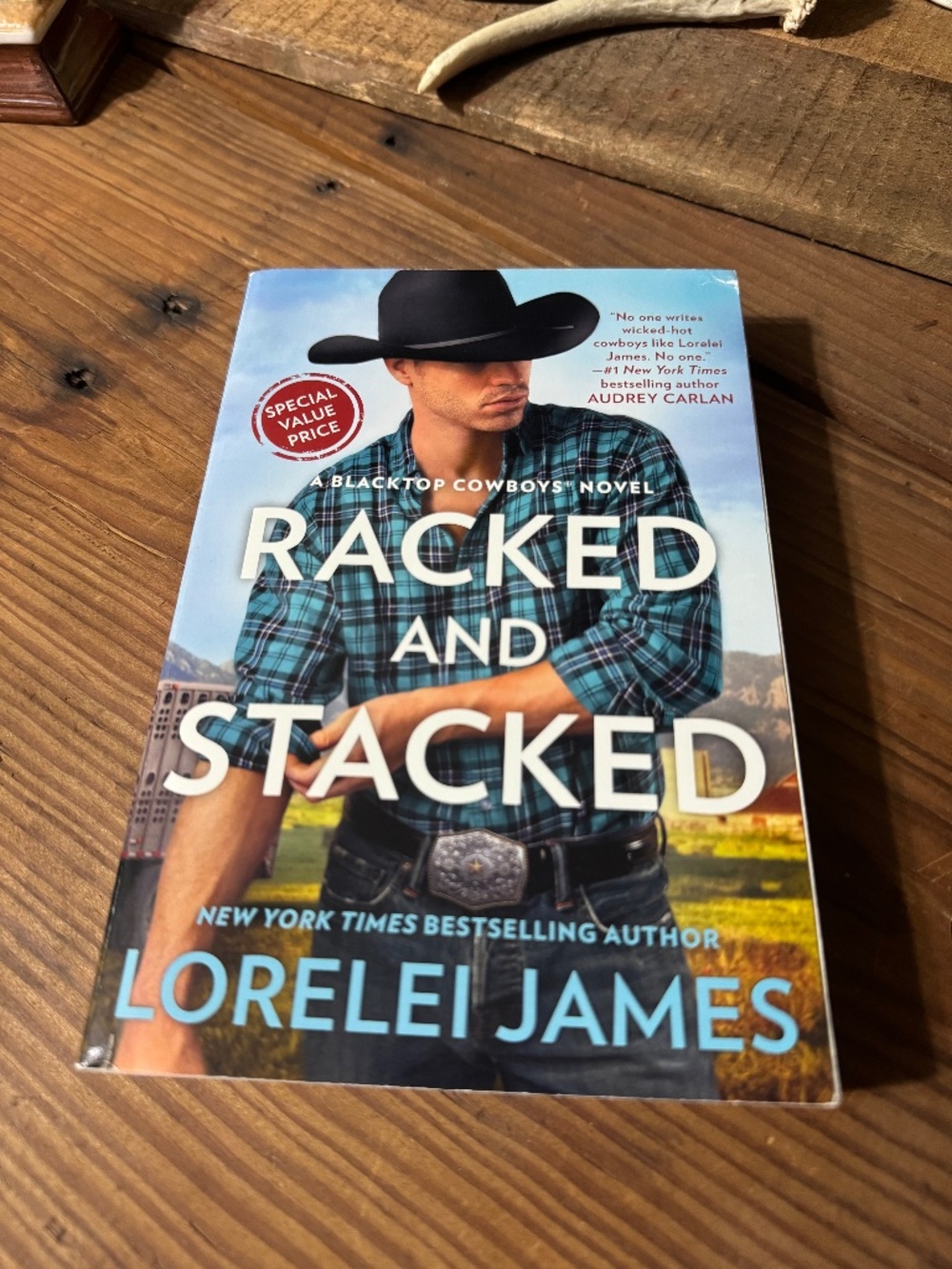 Racked & Stacked paper back book